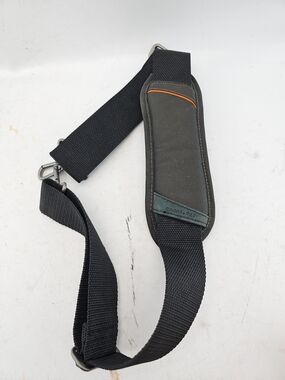 Briggs & Riley Black Shoulder Strap with Orange Accent